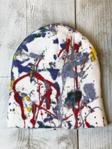 Splattered beanie — color variant 07