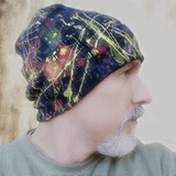 Splattered beanie — color variant 02
